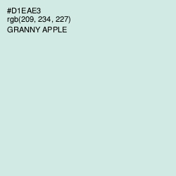 #D1EAE3 - Granny Apple Color Image